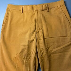 Uniqlo Brown Zip Hook Closure Cotton, Rayon, Spandex M